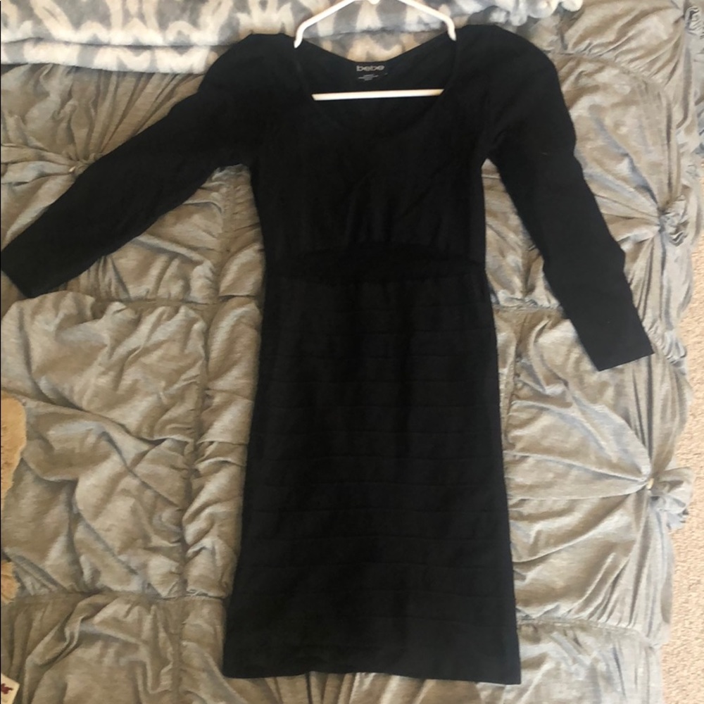 Bebe Spandex Mesh Dress